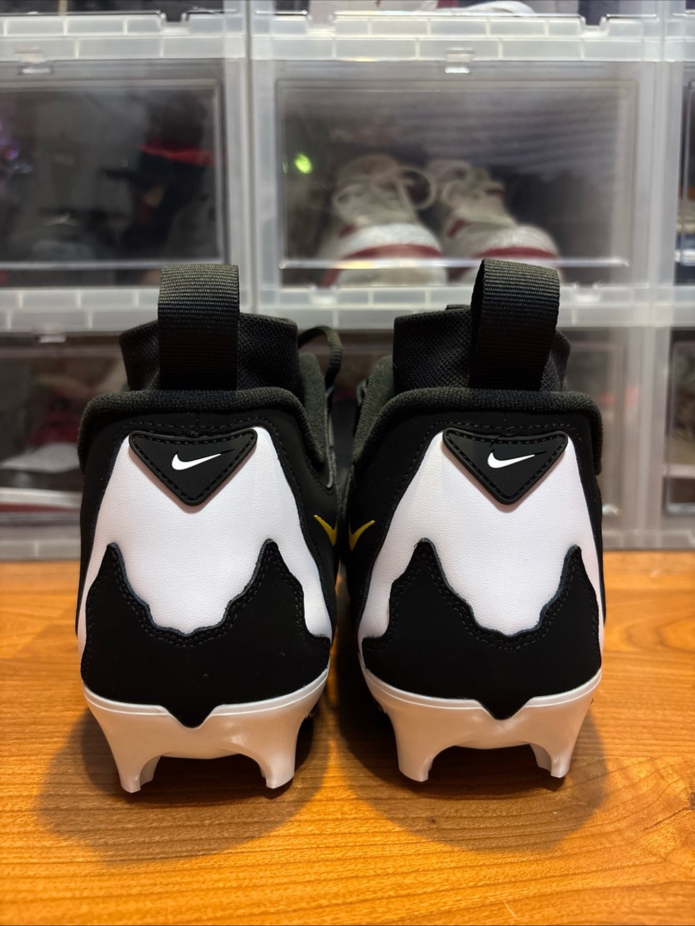 Nike Alpha DT Max ‘96 Cleat PE Black/Maize IM9642-001 Football Cleats Sz 12.5M N - Picture 4 of 7
